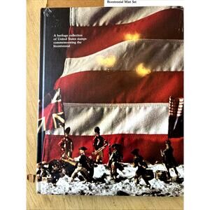 NEW Heritage Collection of U.S. W/Stamps Commemorating the Bicentennial Book